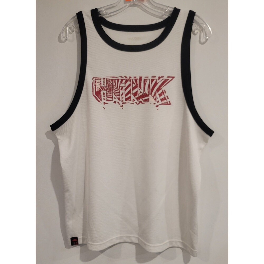 Tony Hawk Skateboard Tank Top - White with Red Logo